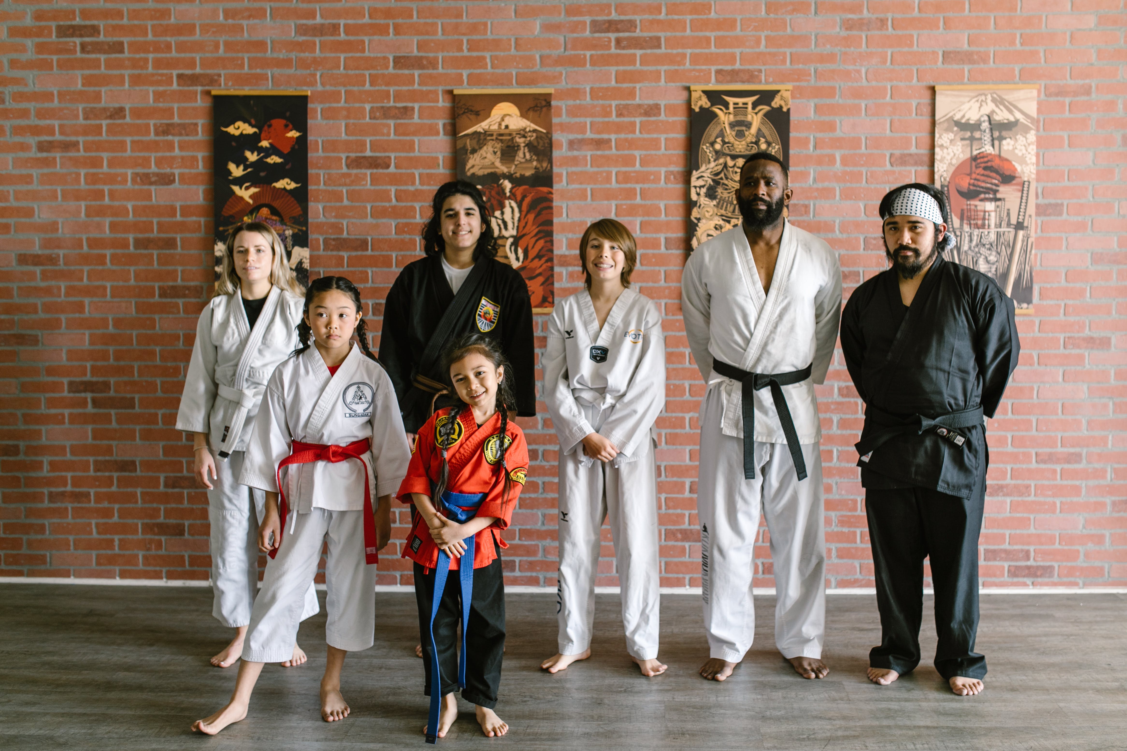 Jiu Jitsu students and teachers